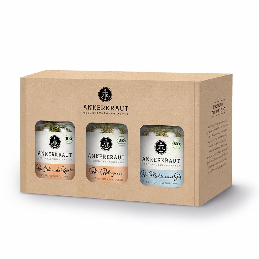 Geschenke Ankerkraut | Mediterrane Bio Gewurz-Box