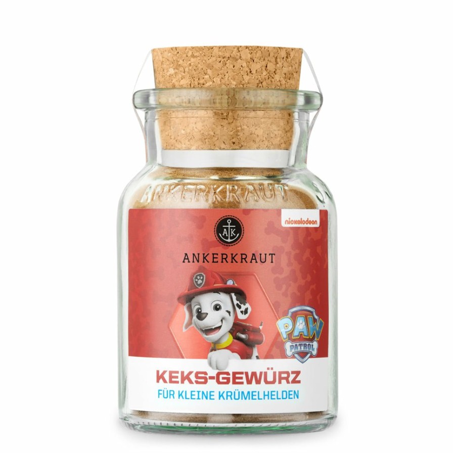 Backen Ankerkraut | Keks Gewurz (Paw Patrol: Marshall), 60G Im Korkenglas