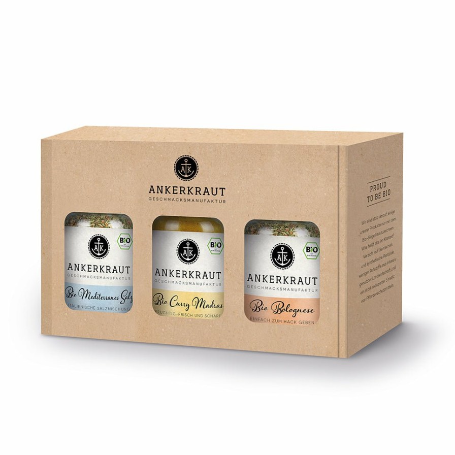 Geschenke Ankerkraut | Bio Trio Gewurz-Box